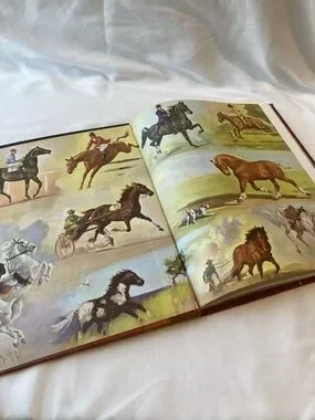 Art | Horses Coffee Table Book Artwork Junk Journal Scrapbook Paper Diy ...